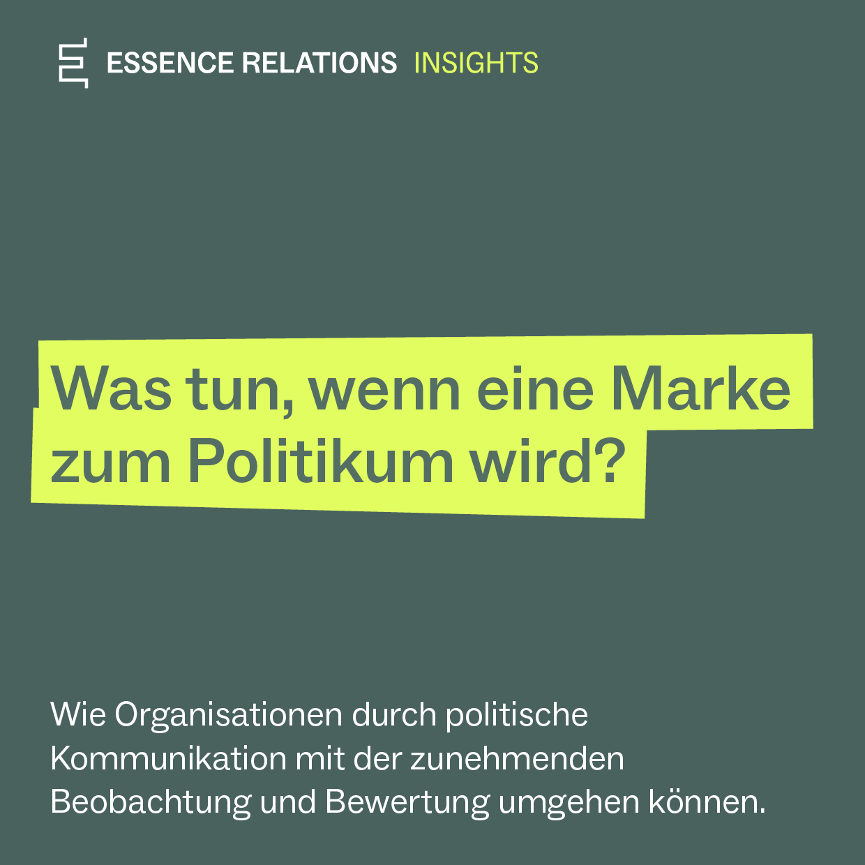 Politische Kommunikation